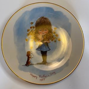 Moppets Limited Edition Mother’s Day 1977 Plate
